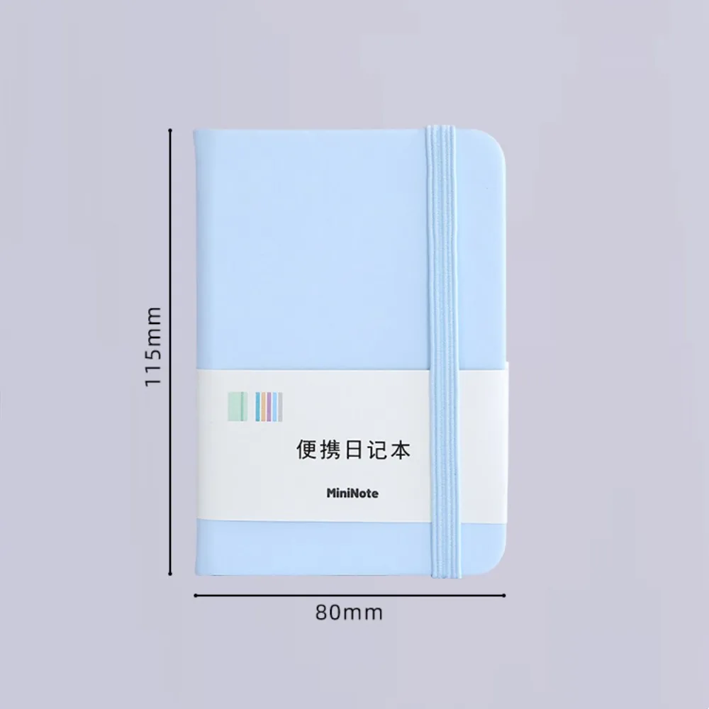 12style A7 Mini Notebook Portable Pocket Notepad Memo Diary Planner Agenda Organizer Sketchbook Office School Stationery100Sheet