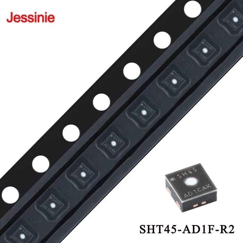 SHT45-AD1F-R2 DFN-4 Digital Temperature and Humidity Sensor Chip ±1%RH/±0.1°C 0x44 I2C Output With Filter Membrane