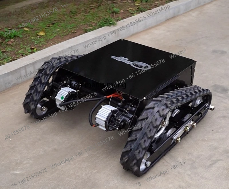 

RC электрическое гусеничное шасси резиновая гусеница в сборе сельскохозяйственный двухмоторный вездеходник