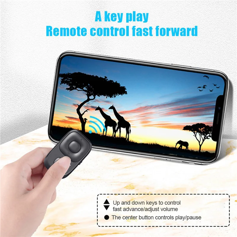 الإلكترونية 2X قابلة للشحن سماعة لاسلكية تعمل بالبلوتوث تحكم الموقت الذاتي التحكم عن بعد كاميرا عصا مصراع الإصدار للهاتف Selfie