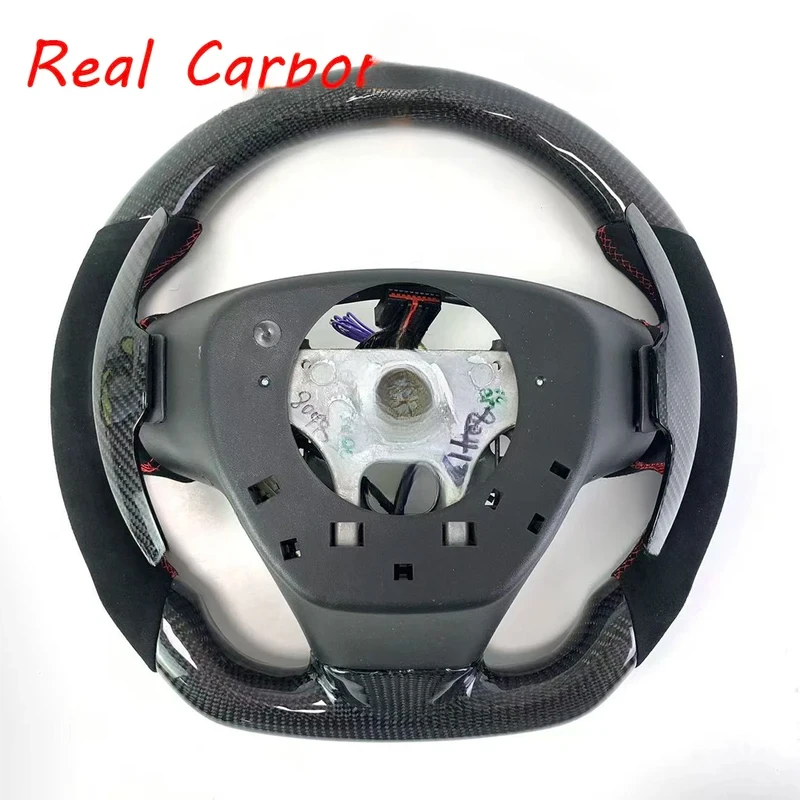 For Cadillac CTS CT4 CT5 CT6 XT4 XT5 XT6 SRX ATS-V 2008-2024 Exact Fit Carbon Fiber Steering Wheel