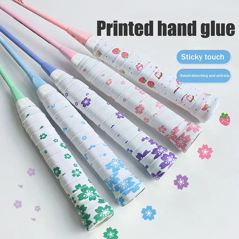 

Self-Adhesive Tennis/Badminton Grip Tape in Sakura Design - 1PC, Sweat-Wicking, Shock-Absorbing, Wear-Resistant, Non-Slip