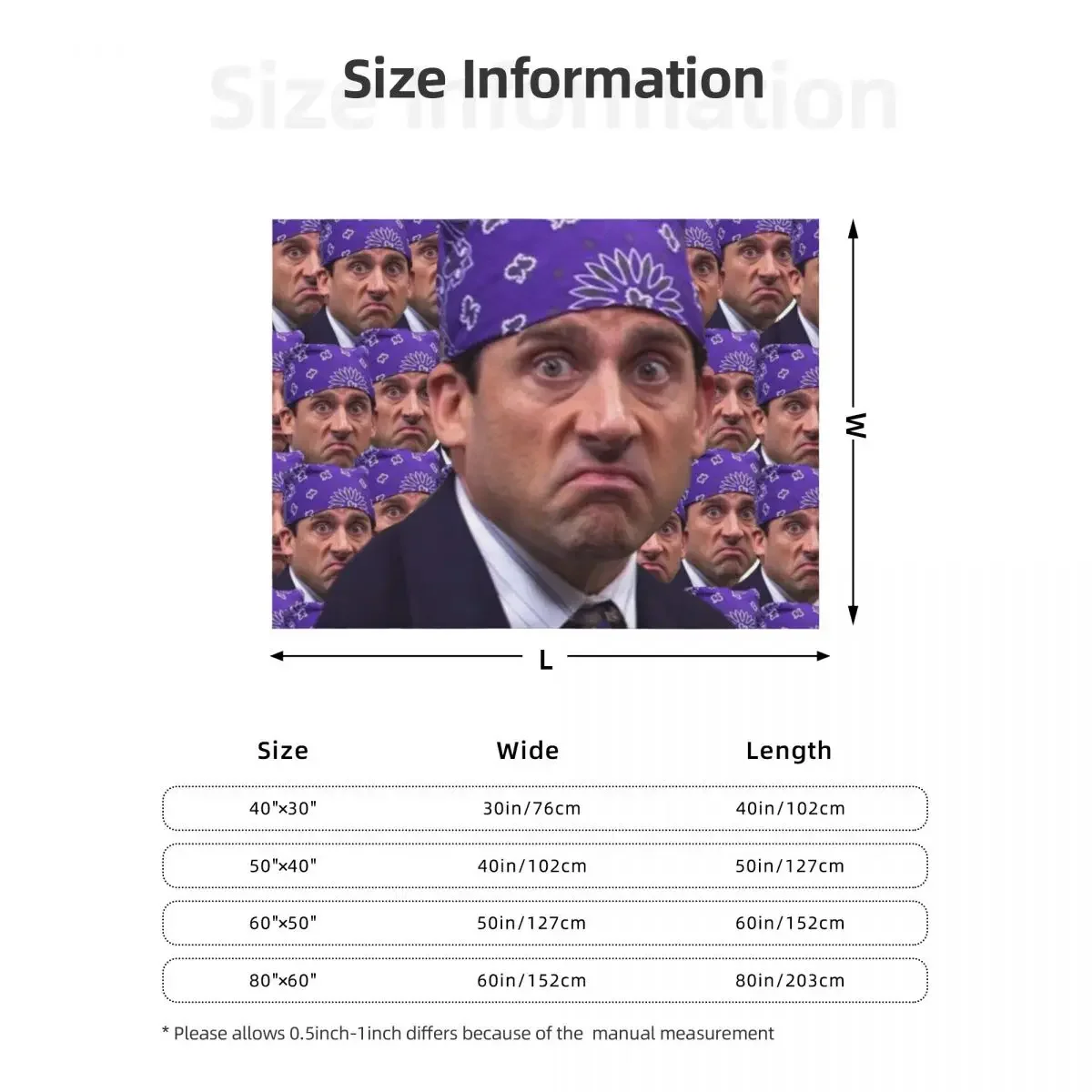 Prison mike multiplied Throw Blanket decorative Furry Blankets For Sofas christmas decoration Blankets