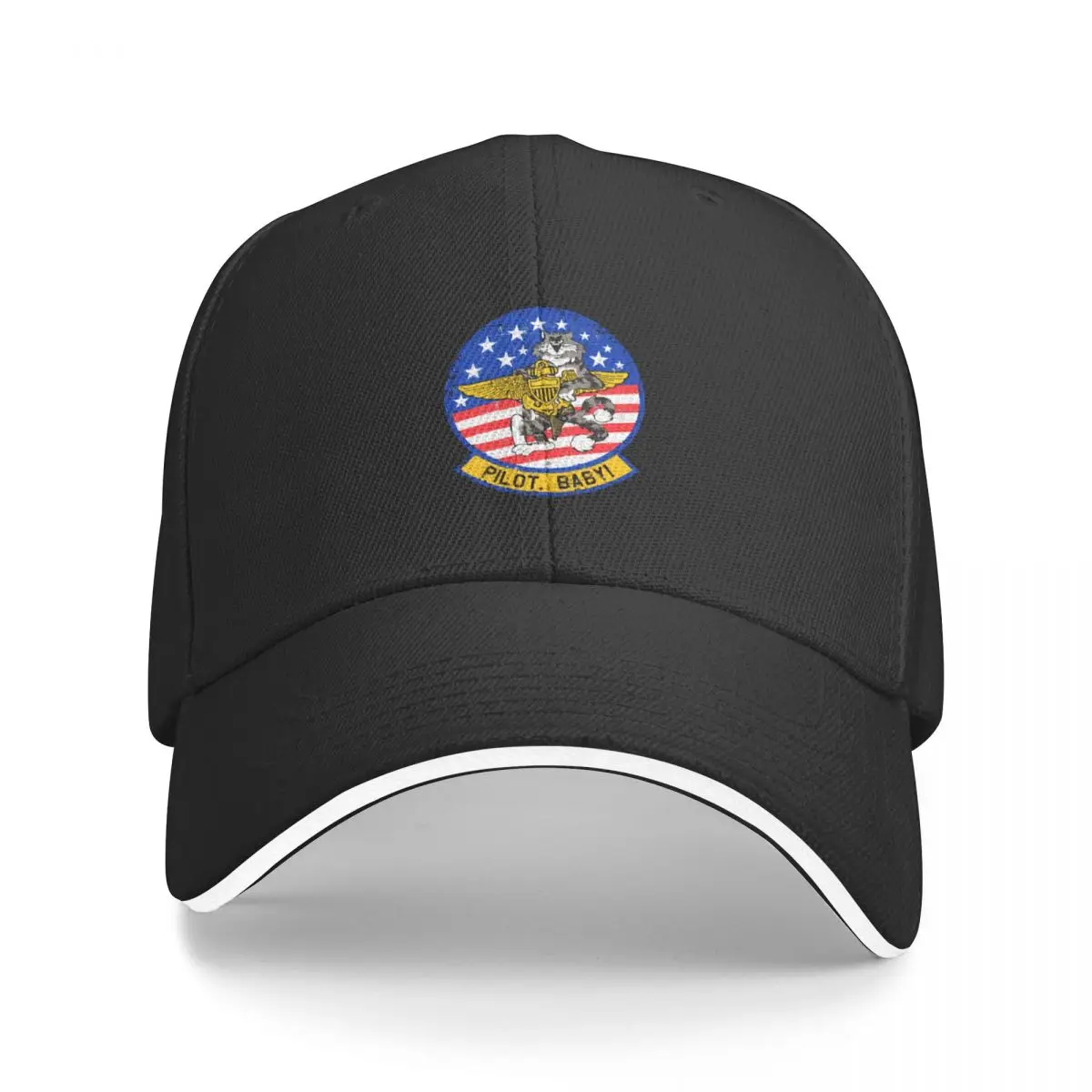 F-14 Tomcat - Pilot, Baby! Grunge Style Baseball Cap Snap Back Hat Beach Outing fashionable Luxury Cap Caps For Men Women's