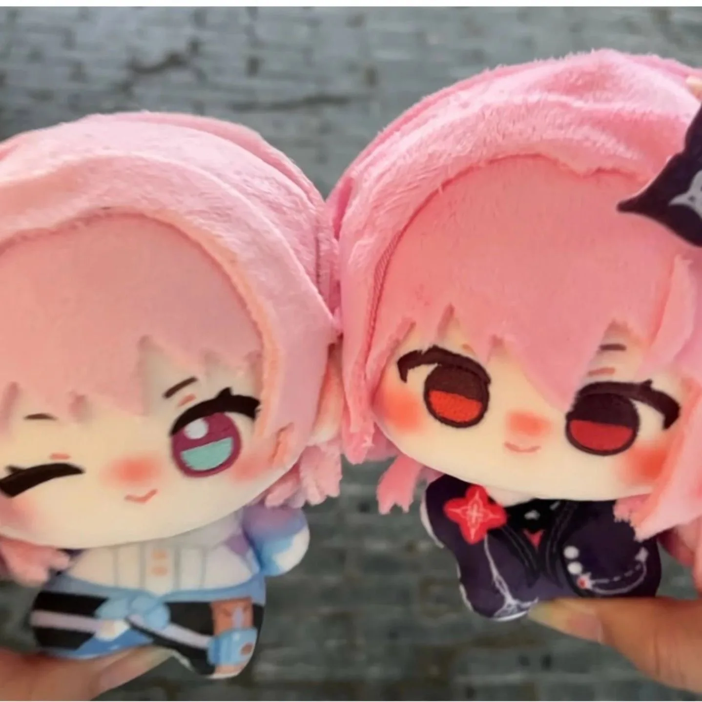 ตุ๊กตาอนิเมะ Honkai: Star Rail Evernight March 7th คอสเพลย์ ตุ๊กตาผ้าฝ้าย ตุ๊กตาห้อยกระเป๋า ของเล่นตุ๊กตา 10 ซม. ของขวัญวันเกิด