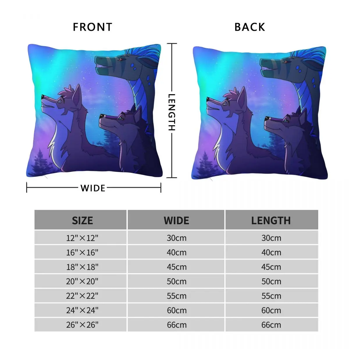 Obed And The Ice Bridge Soundtrack Square Pillowcase Polyester Linen Velvet Printed Zip Throw Pillow Case Car Cushion Cover 18
