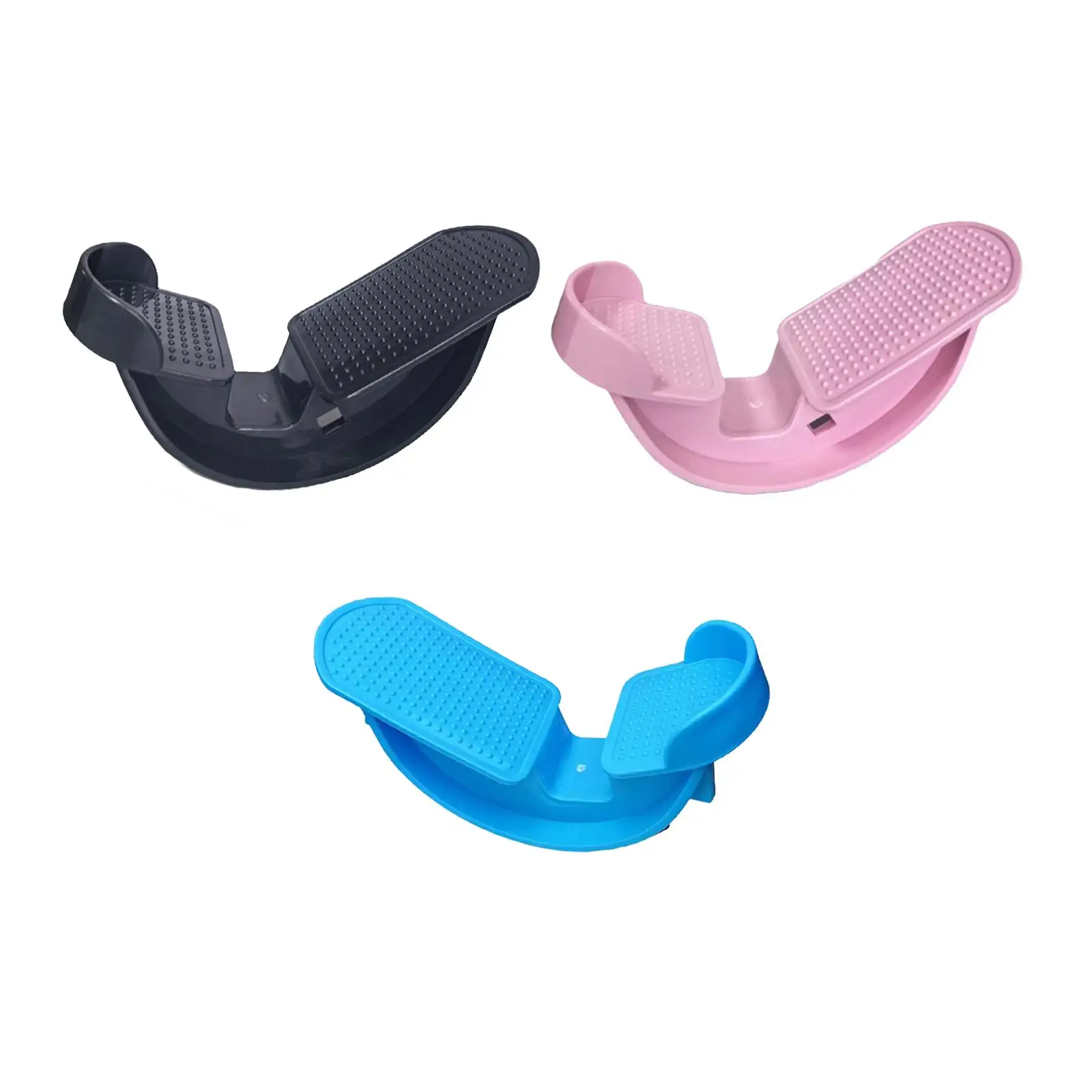 Foot Rocker Ergonomic Foot Calf Stretcher Plantar Massage Pedal Tilting Board for Office Desk Use