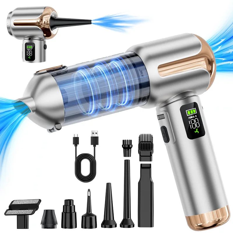 

Handheld wireless car high-power car vacuum cleaner car special suction and blowing integrated household cleaning strong vacuum