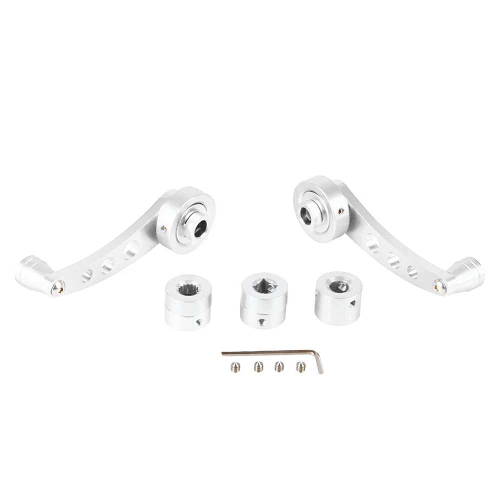 

Universal Car Handle Aluminum Durable Replacement Upgrade Interior Window Handle for Most Vehicles Car Door Glass Handles