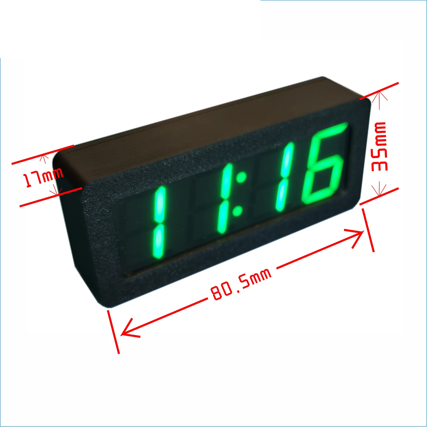 GPS Clock Satellite Signal Timing Electronic Clock Display Time 12/24Hours 5V 12V CAR Motorcycles Electric Bicycle Waterproof