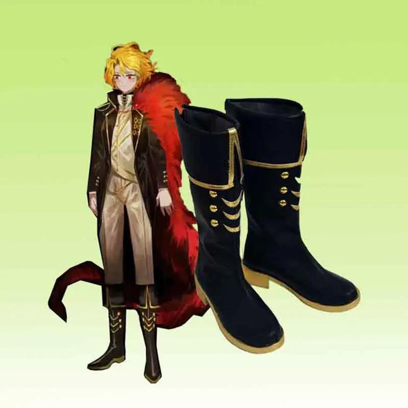 

Don Quixote Обувь для косплея Game Limbus Company Обувь для ролевых игр Сапоги из искусственной кожи для многих