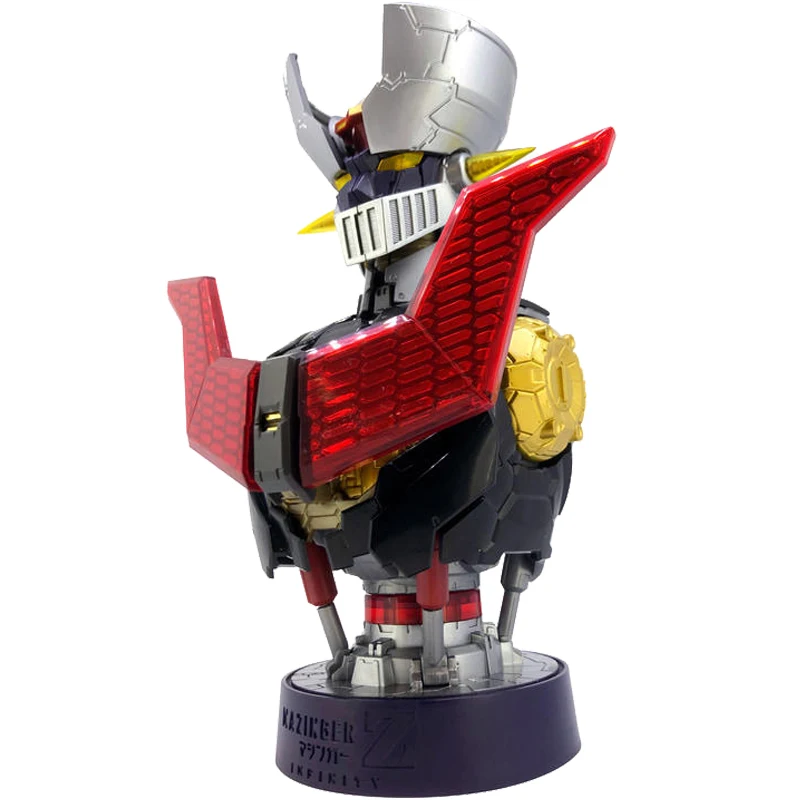 Bandai-Gashapon Toys, MAZINGER Z, Sculpture de tête, Buste assemblé, Modèle de figurine d'action, Ornements, Jouets pour garçons, Cadeaux authentiques