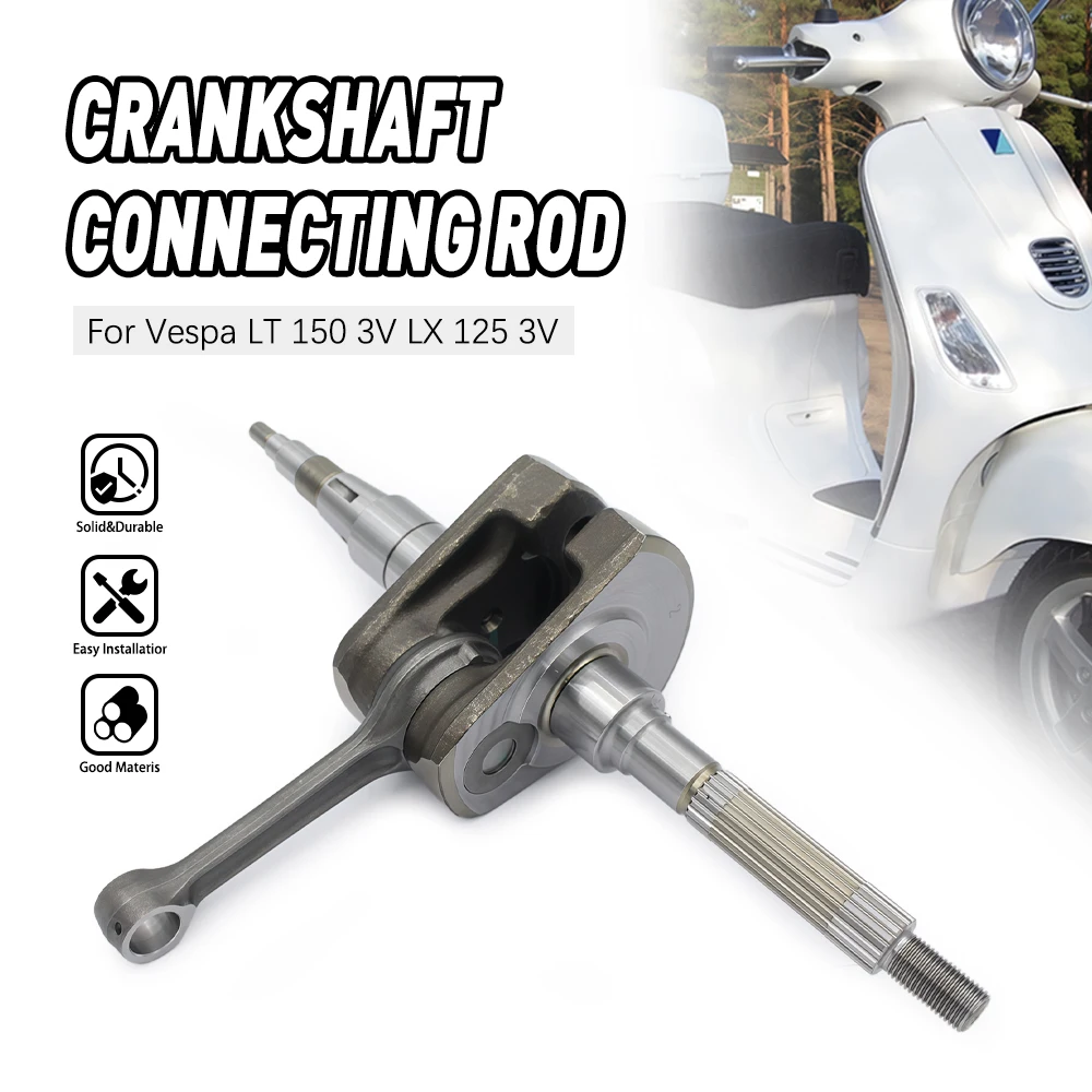 

Crankshaft Connecting Rod For Piaggio Fly 125 3V DT i.e Premium Steel Engine Part High Precision Motorcycle Accessories