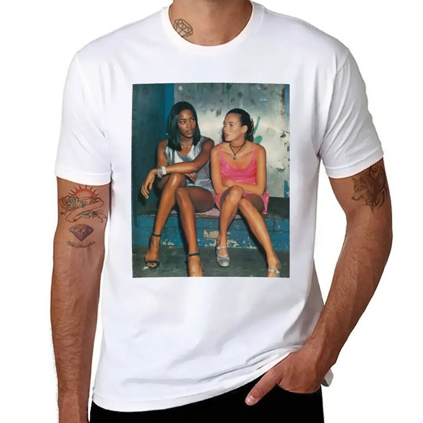 Naomi and Kate II T-Shirt blanks animal prinfor boys men t shirts