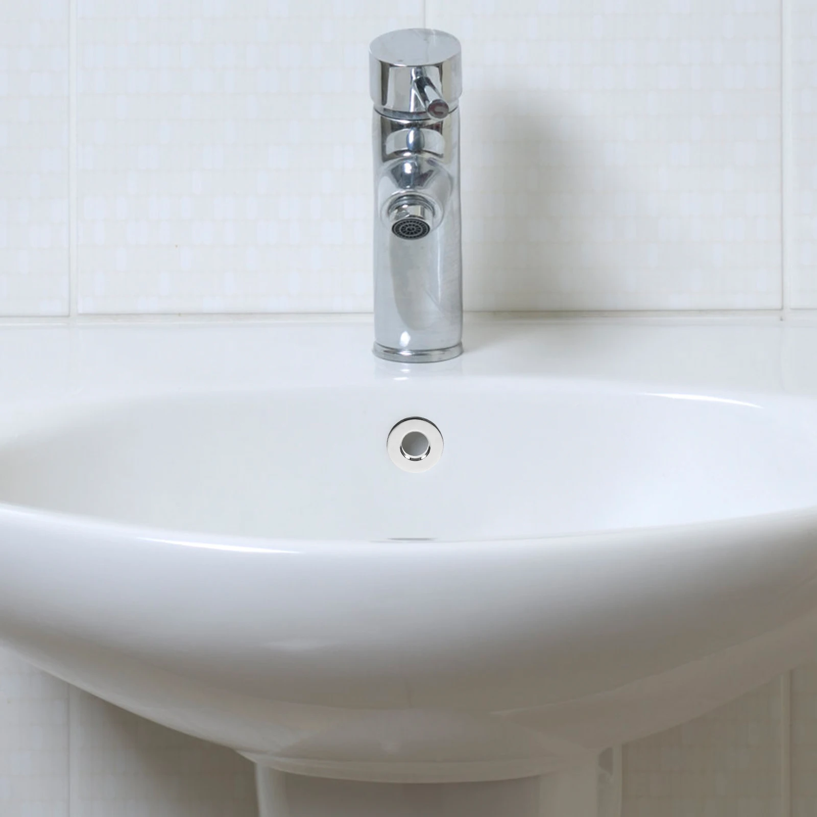 

4Pcs Sink Basin Overflow Cover Copper Replacement Overflow Cap Round Durable Trim Cover for Bathroom Kitchen Washbasin