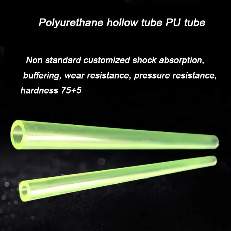 High Elastic PU Hollow Tube Small ID 4 5 6 8mm Polyurethane Rubber Hose Cow Tendon Pipe