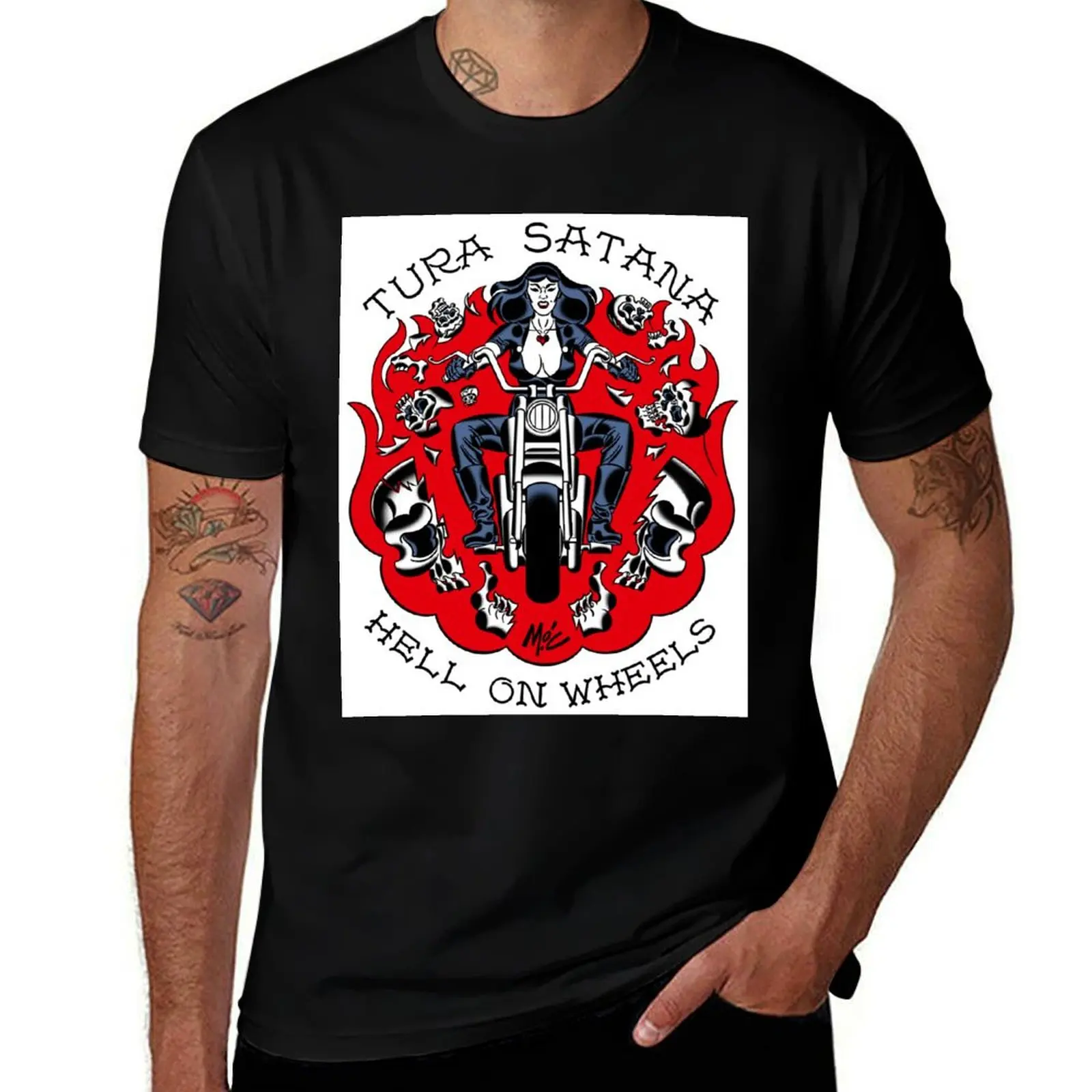 

Tura Satana Hell On Wheels T-Shirt UV Sun Protection Tee Shirt