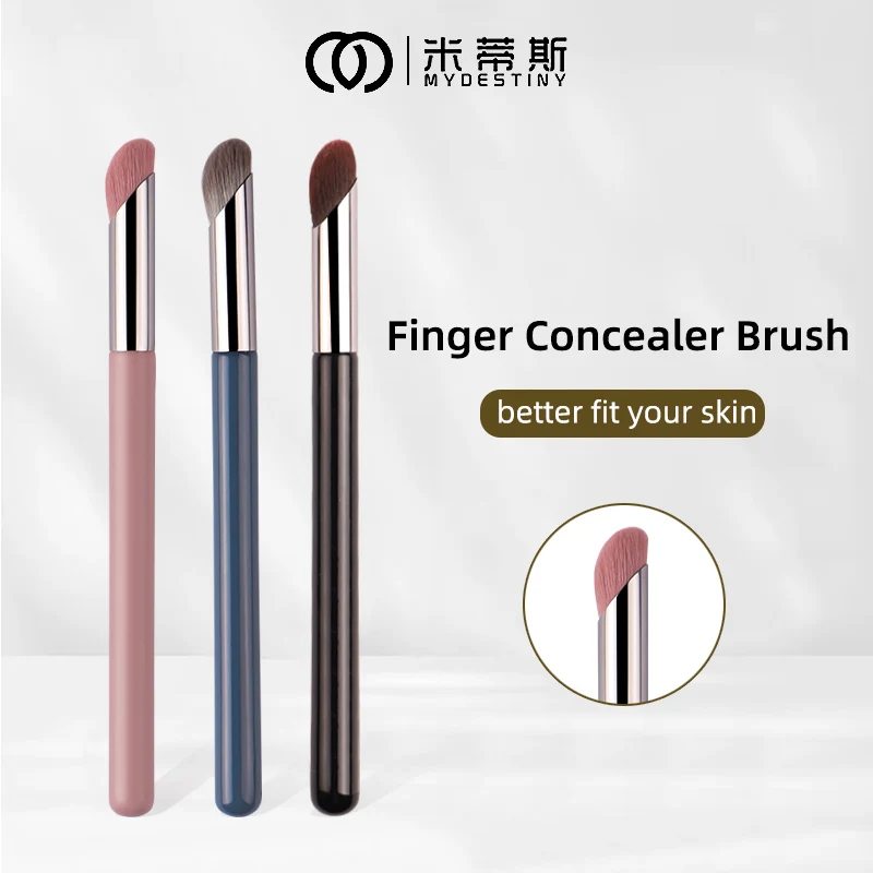 MyDestiny-Finger Concealer Pincéis de Maquiagem, Precision Soft Smudge Brush, Cover Acne círculos escuros, Multi-Function Ferramenta Detalhe