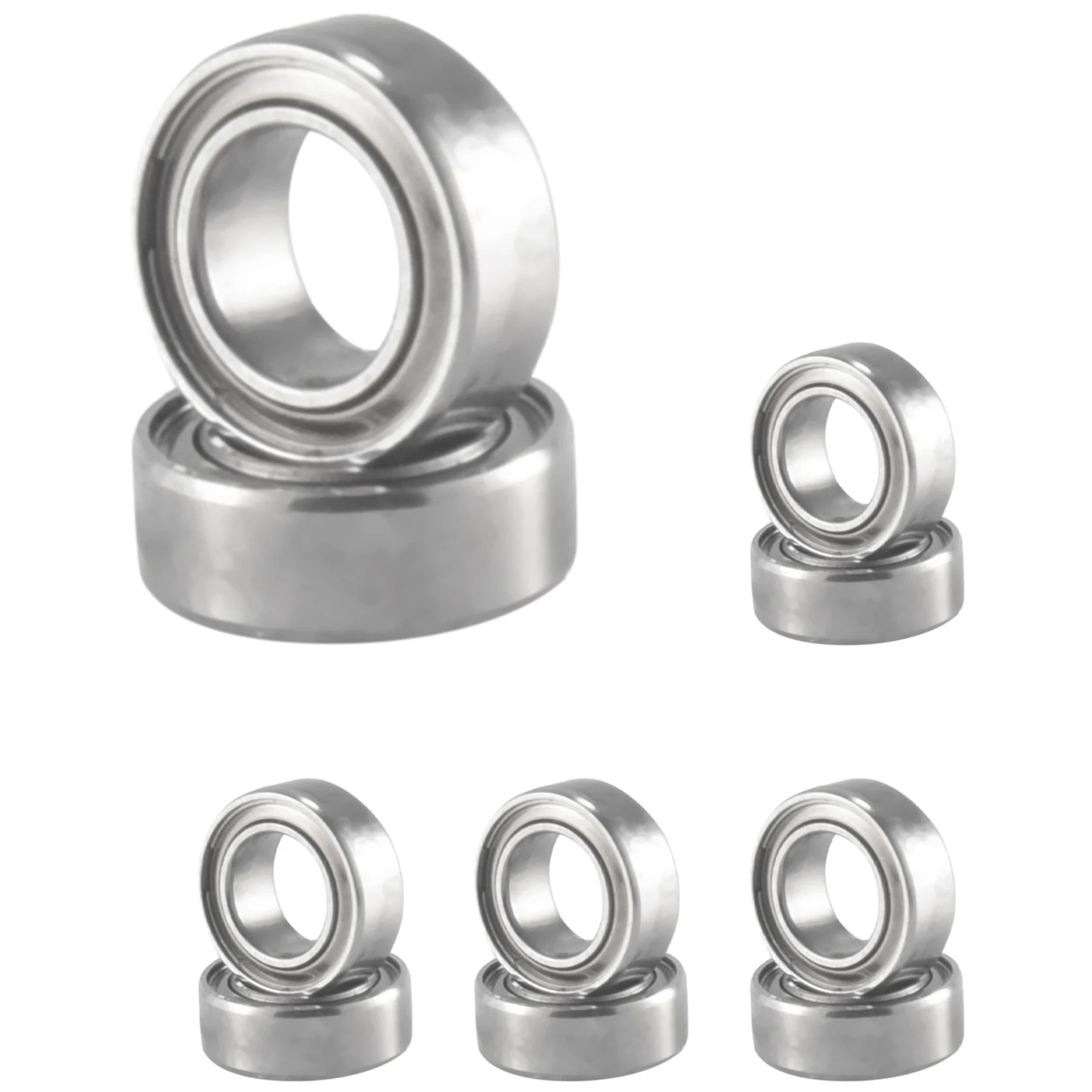 [NEWA64Z!】 Pack Of 10 SMR74ZZ ABEC-9 Stainless Steel Ball Bearings 4X7X2.5Mm High-Speed Mobile Phone Bearings