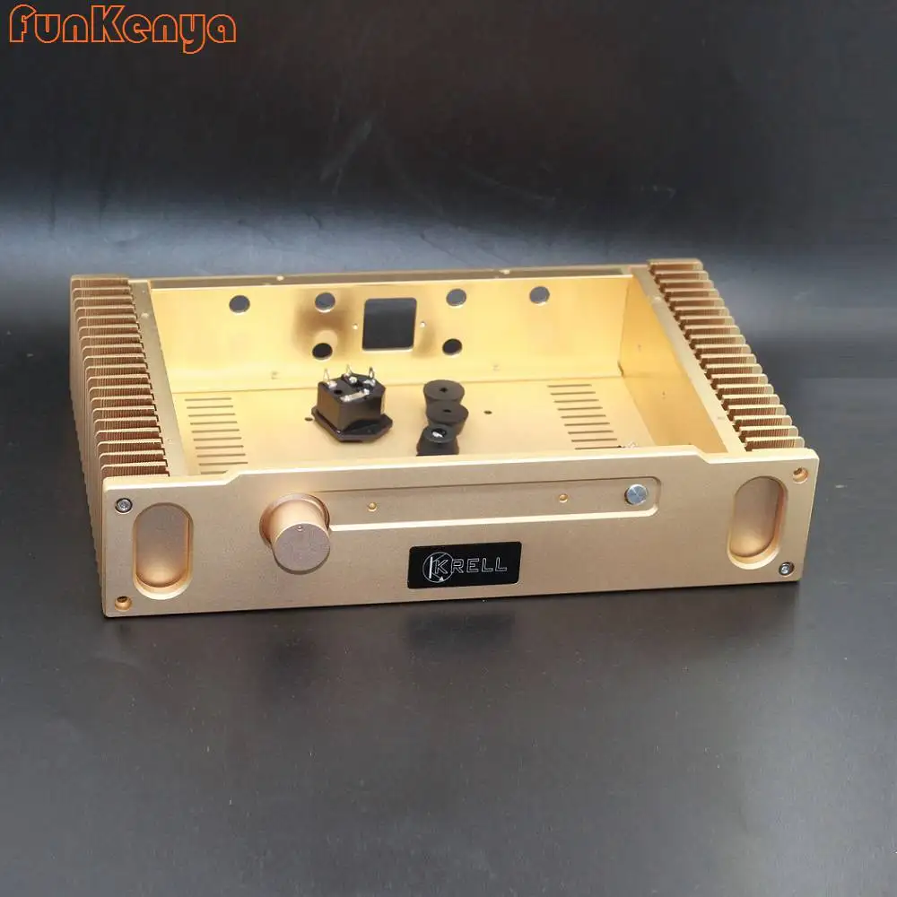 

W336 H75 D208 Class A Power Amplifier Chassis 1969 DAC Decoder Enclosure Home Audio DIY Shell Luxury Quality CNC Anodized Case