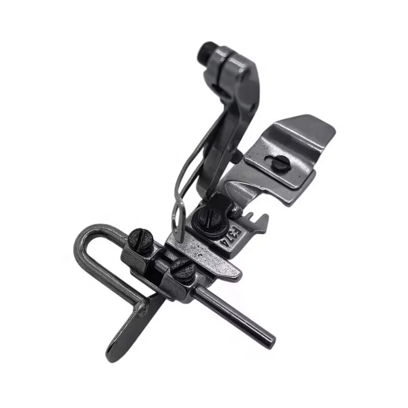 بيغاسوس EX3200 EX5200 988 800 جاك 798 E4 C4 C5 ماكينة خياطة الأوفرلوك الصناعية عالية عرقوب 4 موضوع دليل الأوسط قطعة قدم الضغط في ماكينة الخياطة