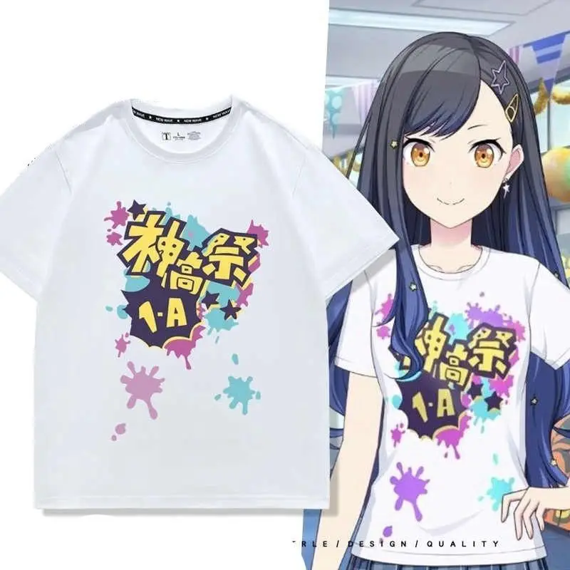 

NEW Anime Project Sekai Shiraishi An Cosplay Printed Short Sleeve T-Shirt Casual Tee Fashion T-shirt Outfit Unisex
