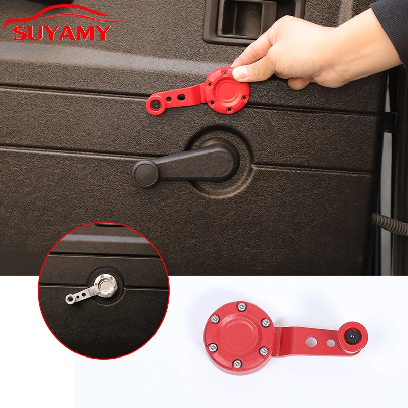 

For Land Rover Defender 90 110 2004-2018 1PCS Door Window Winder Crank Handle Door Window Lifting Rod Replacement Accessories