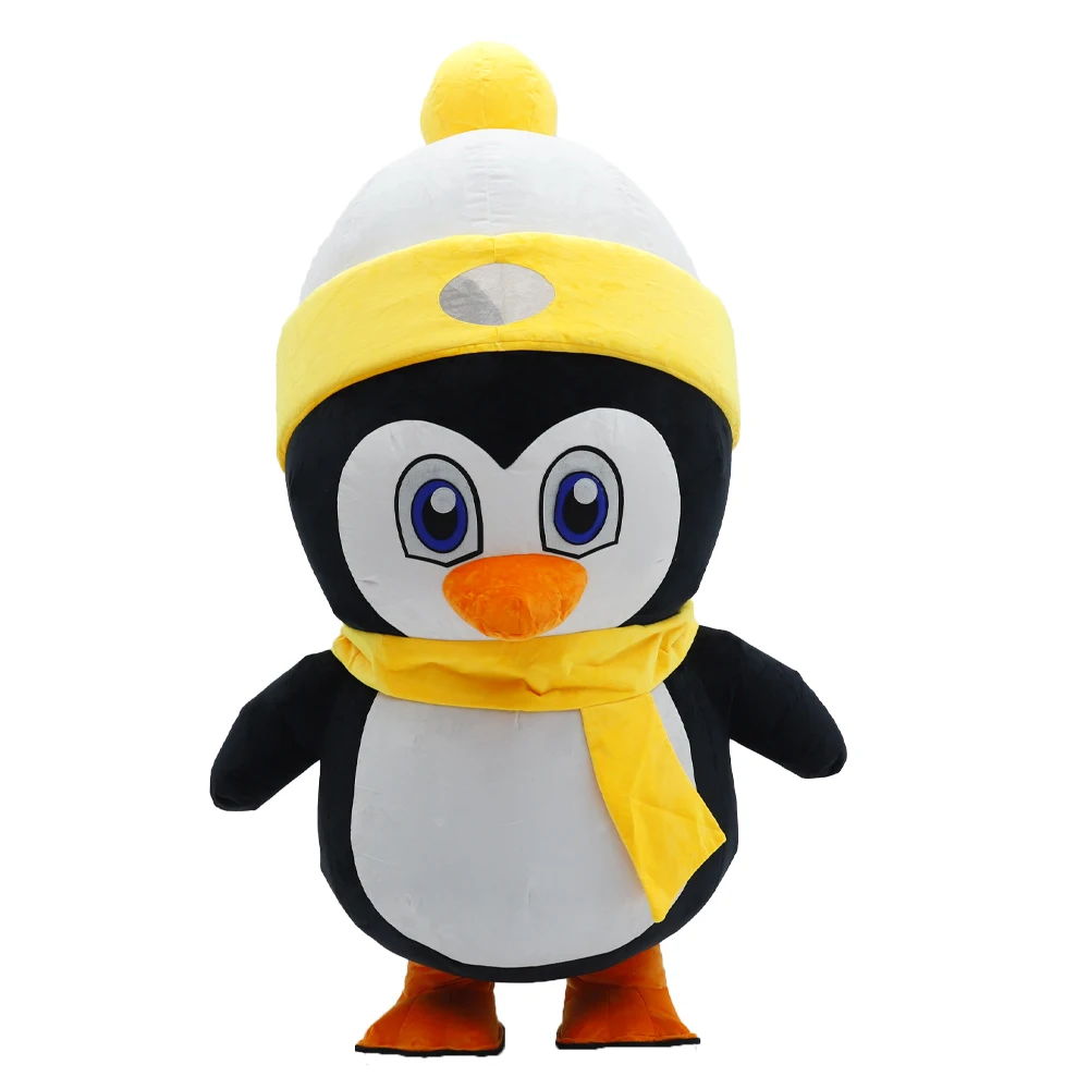 

Надувной костюм пингвина из мультфильма, парад талисмана, персонаж для взрослых, косплей, Хэллоуин, зимняя вечеринка, набор для выступлений