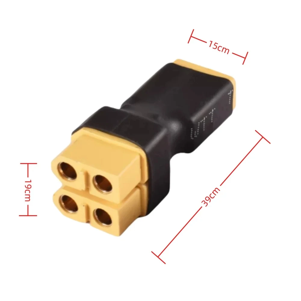 HPXGRC XT60 T XT90 Connettori adattatori serie parallela senza filo 1 femmina 2 maschio/1 maschio 2 femmina per parti del modello RC