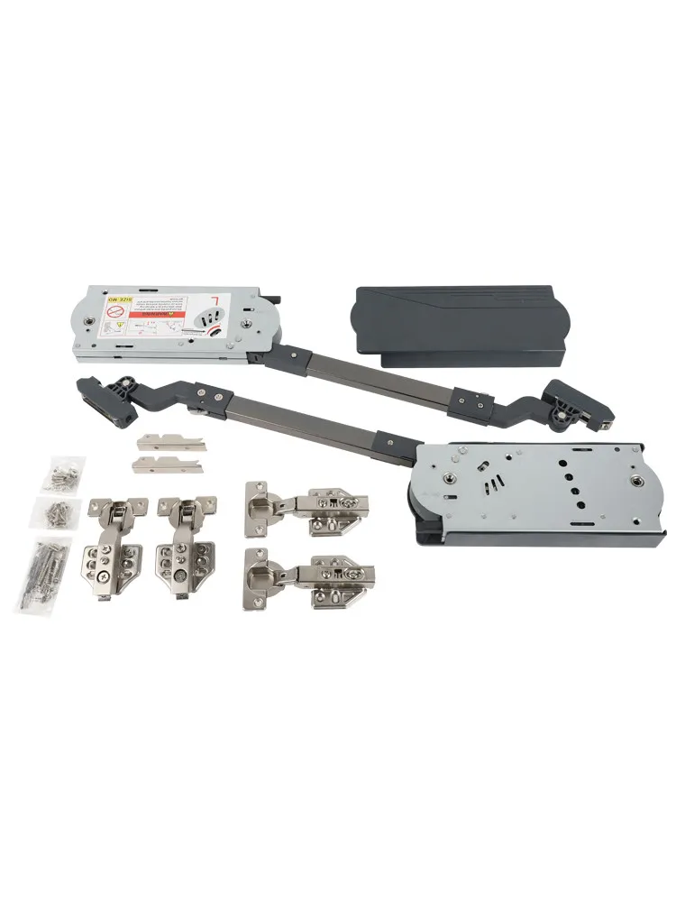 

Upturn folding cabinet door support rod hydraulic buffer hanging cabinet folding upturn telescopic load-bearing support hardware
