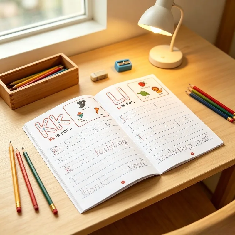 2pc A-Z Alphabet Tracing Workbook, Pattern Letter Writing Book for Toddlers & Preschoolers to Practice Handwriting