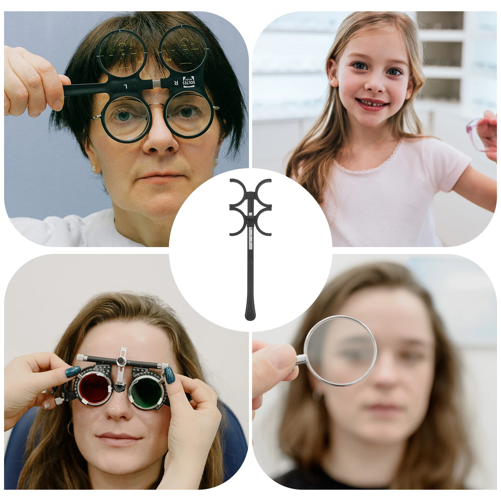 

Optical Flipper Tool Optometry Confirmation Flipping Jig Visual Test Glasses Parts Adjustable Ophthalmic Utensil For Teaching