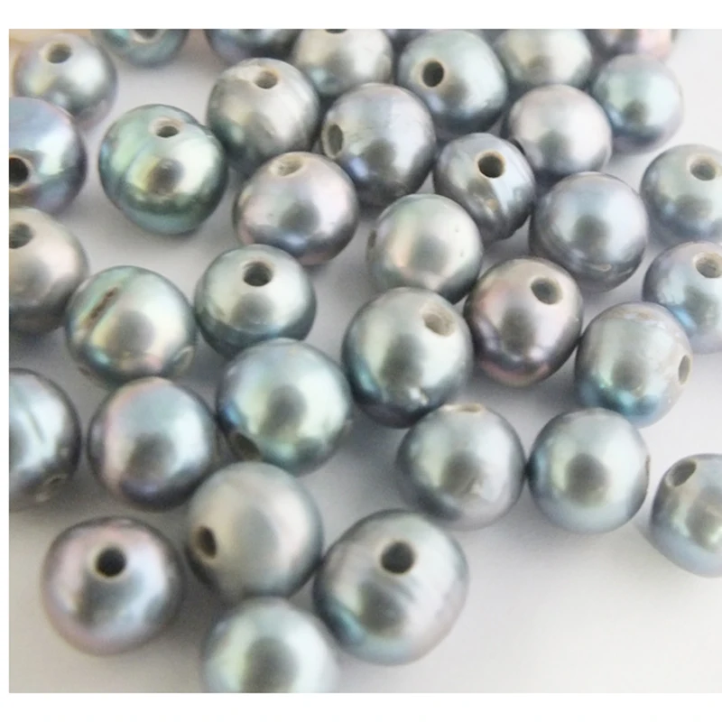 

100pcs Natural Freshwater Potato Pearls Beads AA Grade , 9-10mm,2mm hole Great for Jewelry Making ,Loose beads