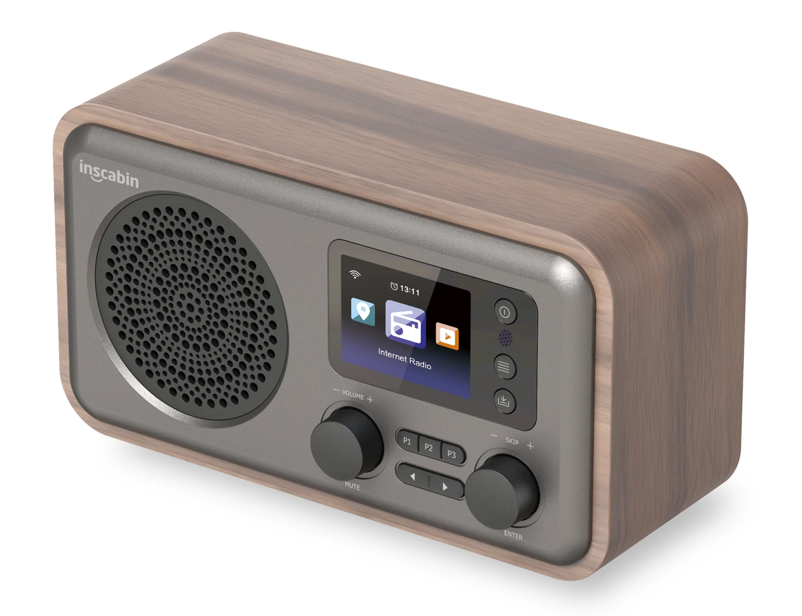 Inscabin D8 Internet DAB/DAB+ Digital Radio, Internet Radio/Digital Radio with Spotify Connect and Bluetooth/FM/Colour Screen