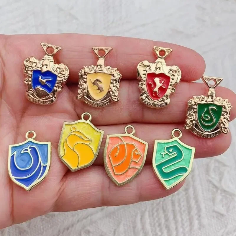 10pcs  Enamel Cartoon Anime Magic Medicine Bottle Badge Pendant Lion Charms Snake Charms Bird Charms Dog Charms Accessories