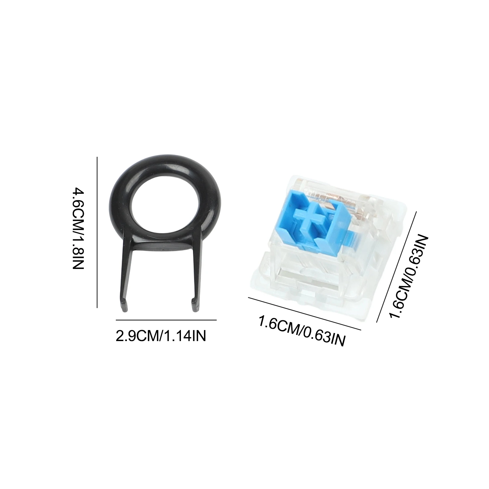 Hot-swap Compatible RGB Keyboard High-grade Plastic Suitable For Typing And Gaming Optimized Stem Design Pronounced Bump