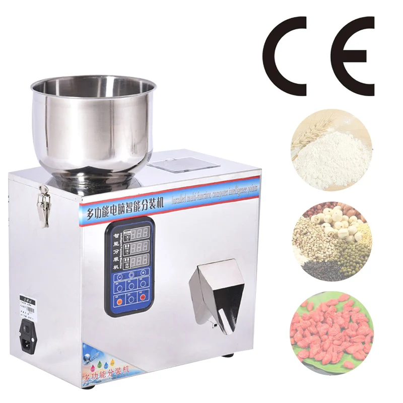 Automatic Weighing Packing Machine Powder Granular Tea Hardware Nut Materials Filling Packing Machine