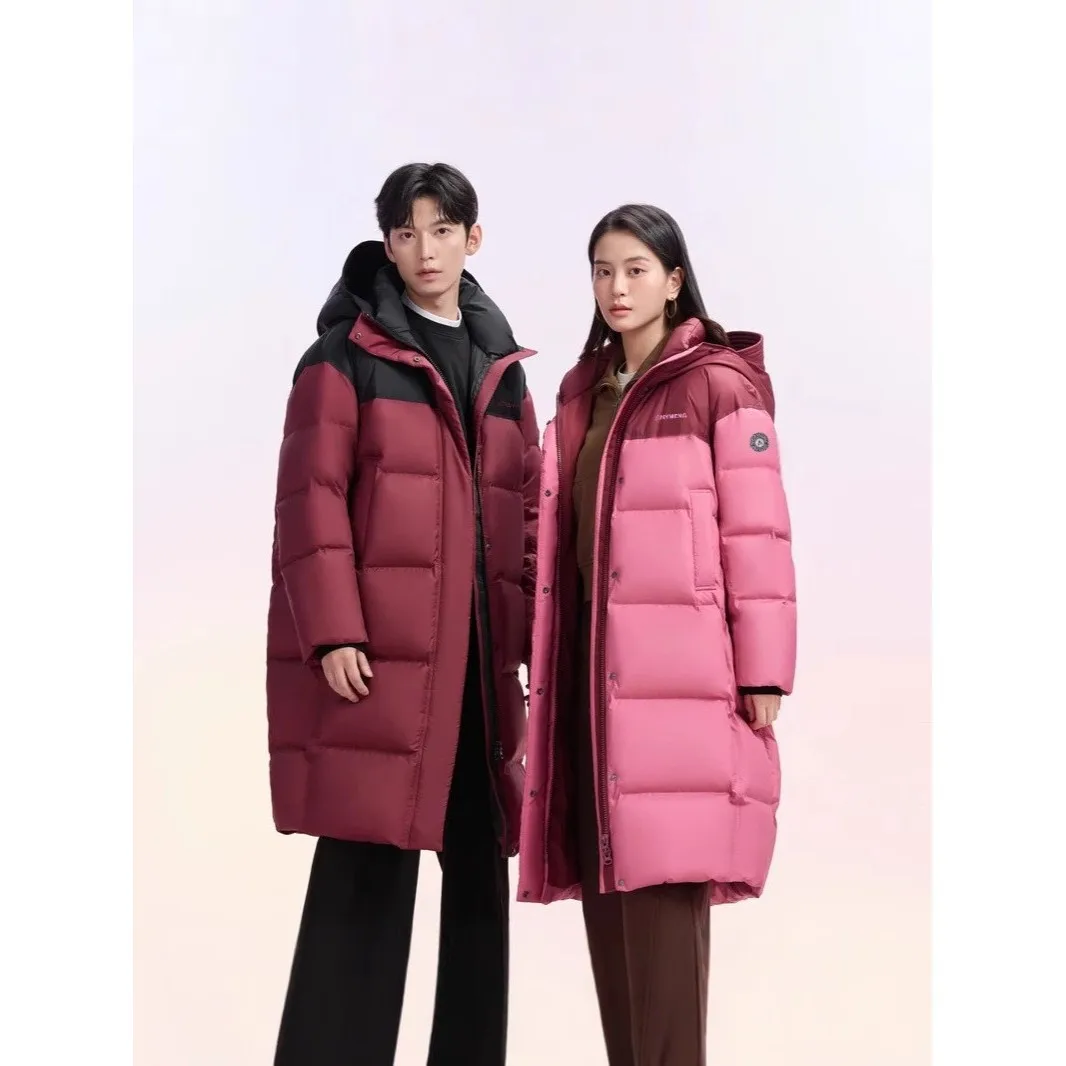 

Новая зимняя длинная куртка-пуховик, теплые парки, женское лоскутное хлопковое пальто с капюшоном, женское спортивное модное утепленное пальто для пар