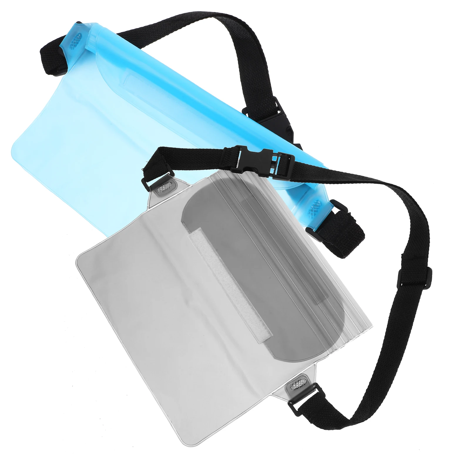 

2 Pcs Waterproof Bag Belt Resistant Phone Pouch Cell Mobile Holder Case for Phones