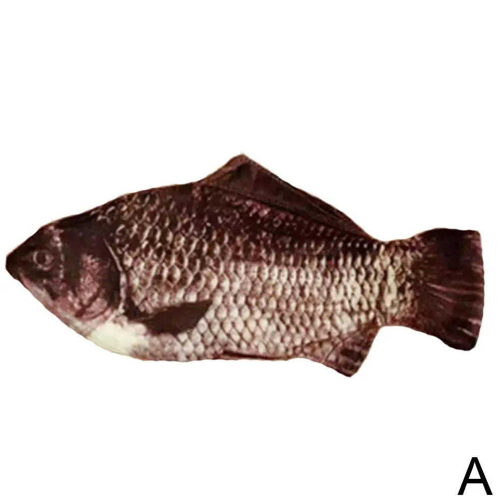 New Creative Simulated Salted Fish Pencil Case Large Stationery Bag School Pencils Supplies Pouch Cases Funny Capacity Penc A7S7