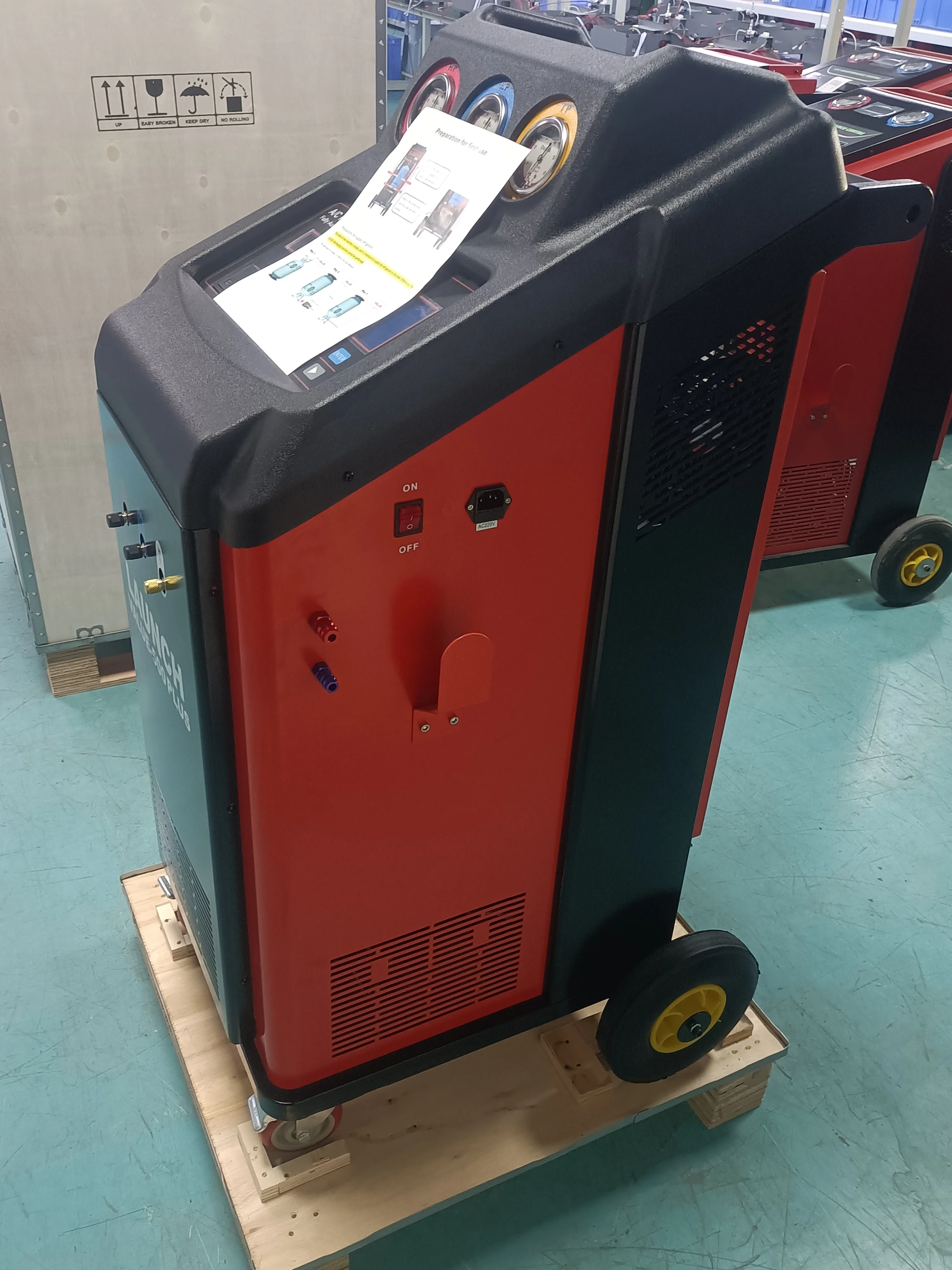 2026 VALUE 500 PLUS Hot-sale Fully Automatic Automotive Air Conditioner Service Machine for R134a and R1234yf Systems