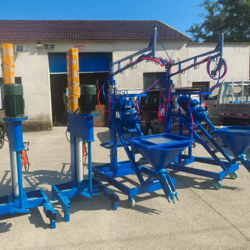 

Customized Screw Type GRC Fiberglass Roving & Cement Mortar Spray Machines Easy Operation Plastering Machine For Wall Cement