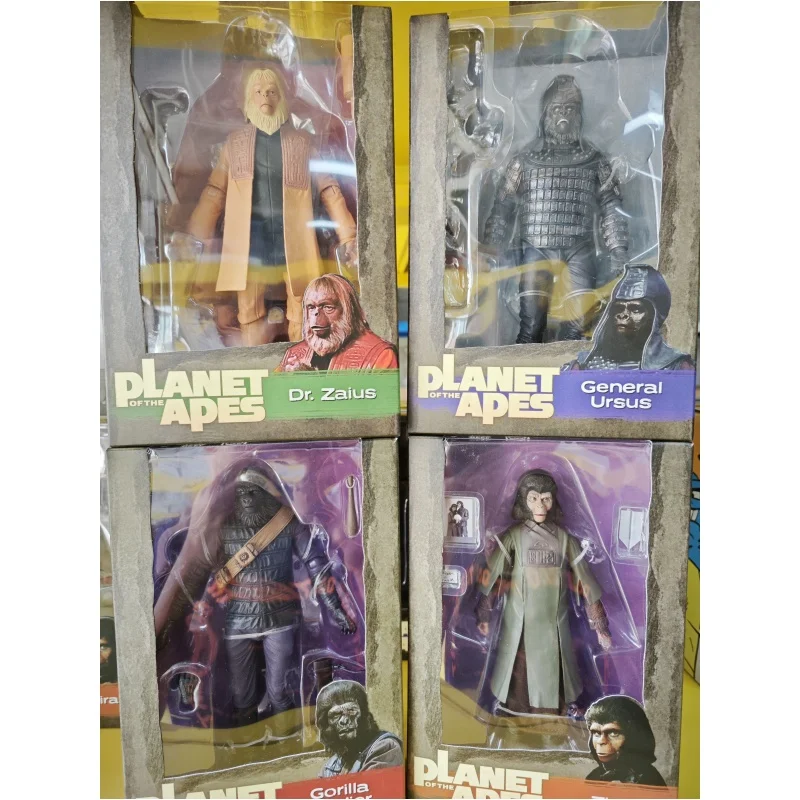 In Stock Neca 1/12 Rise Of The Planet Of The Apes Classic Edition General Zauszilasus Ape Soldier Gift