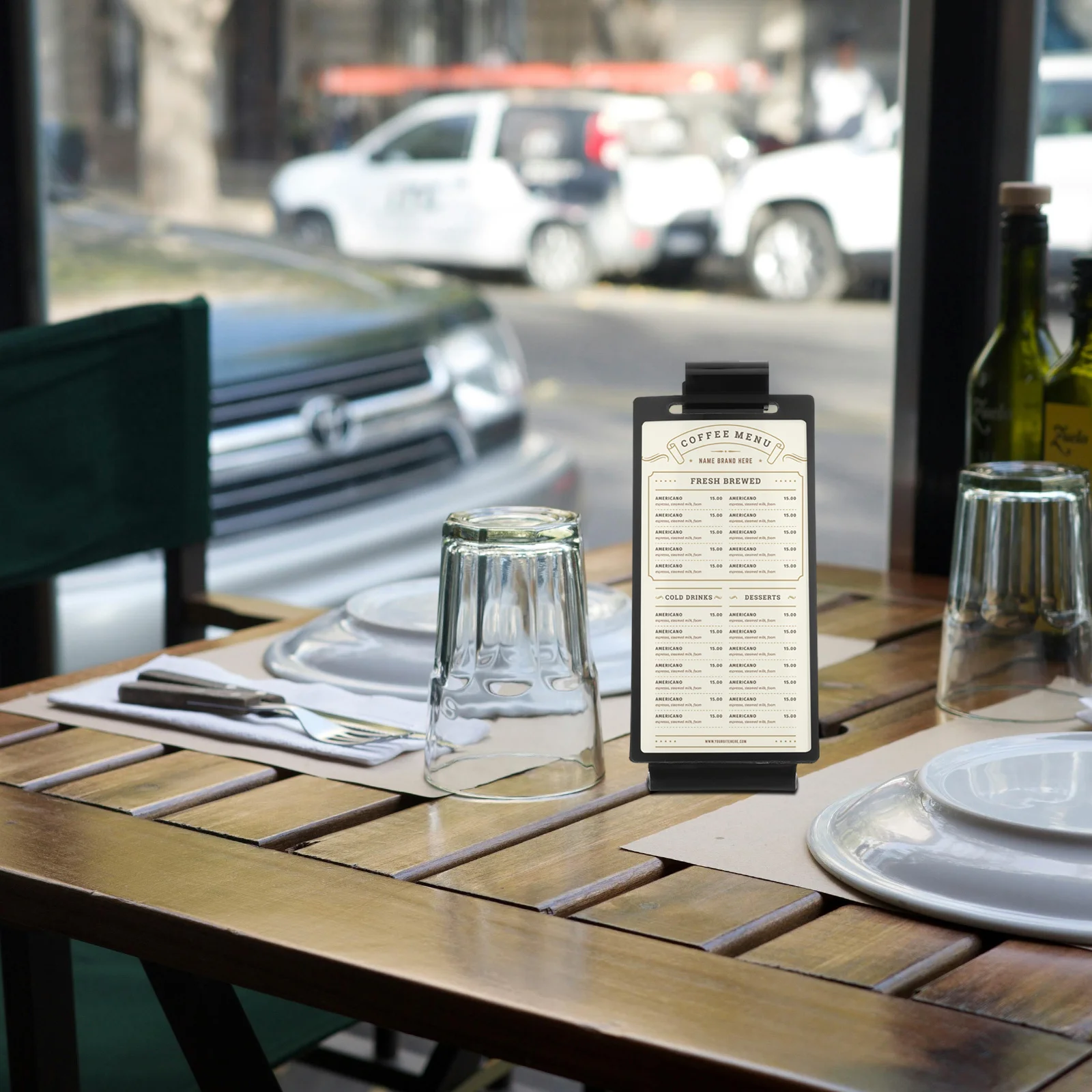 Acrylic Table Sign Flip Stand For Restaurants Parties Advertising Menu Display Retail Wedding Desktop Display Stand Tabletop