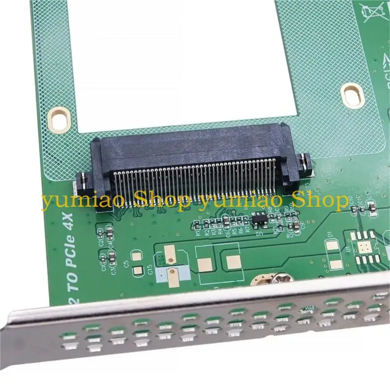 

Совместимость с шириной 587B PCIE 4X до U.2 NVME SFF8639 Преобразователь для нескольких устройств