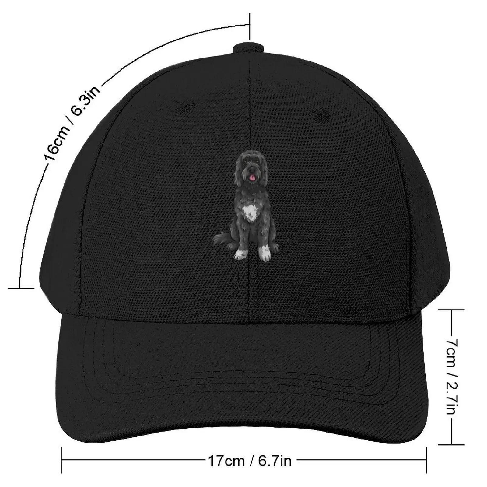 Portugese Waterhond Schattige Hondenkunst Baseballpet Capuchon Hoed Baseballpet Derby Hoed Heren Golfkleding Dames