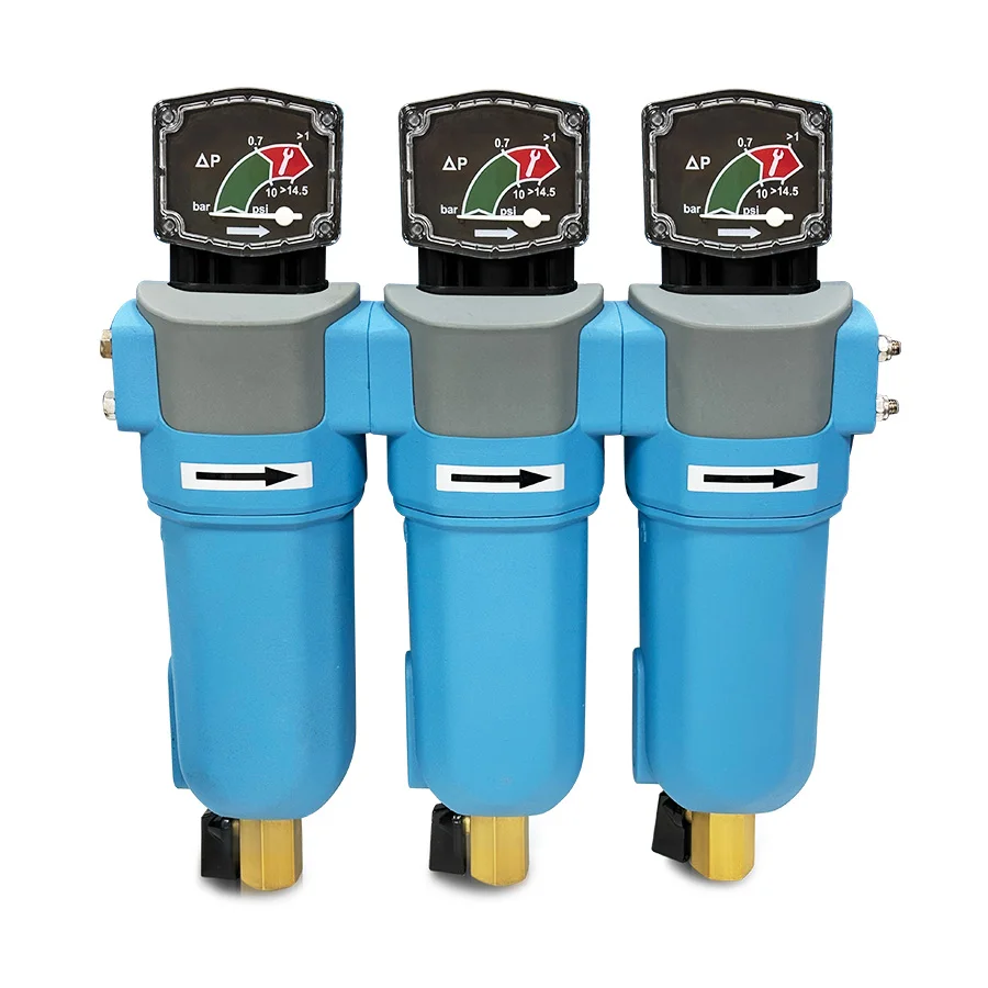 Folding Top Gas New Condition Compressed Air Filtration Units With Bracket Compressed Air Filter Regulator For Source Treatment