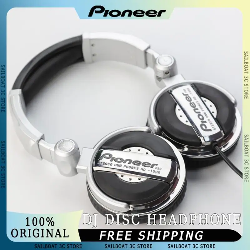 Pioneer Dj Disc Headphone HIFI Monitor Dj Tuning Headset Mobile Phone Computer Headphone DJ Music Earphones Custom Wired Headset