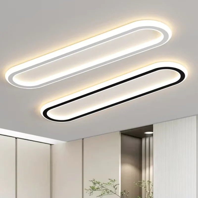Nordic minimalist long strip ceiling light corridor light modern balcony entrance light wardrobe ceiling light
