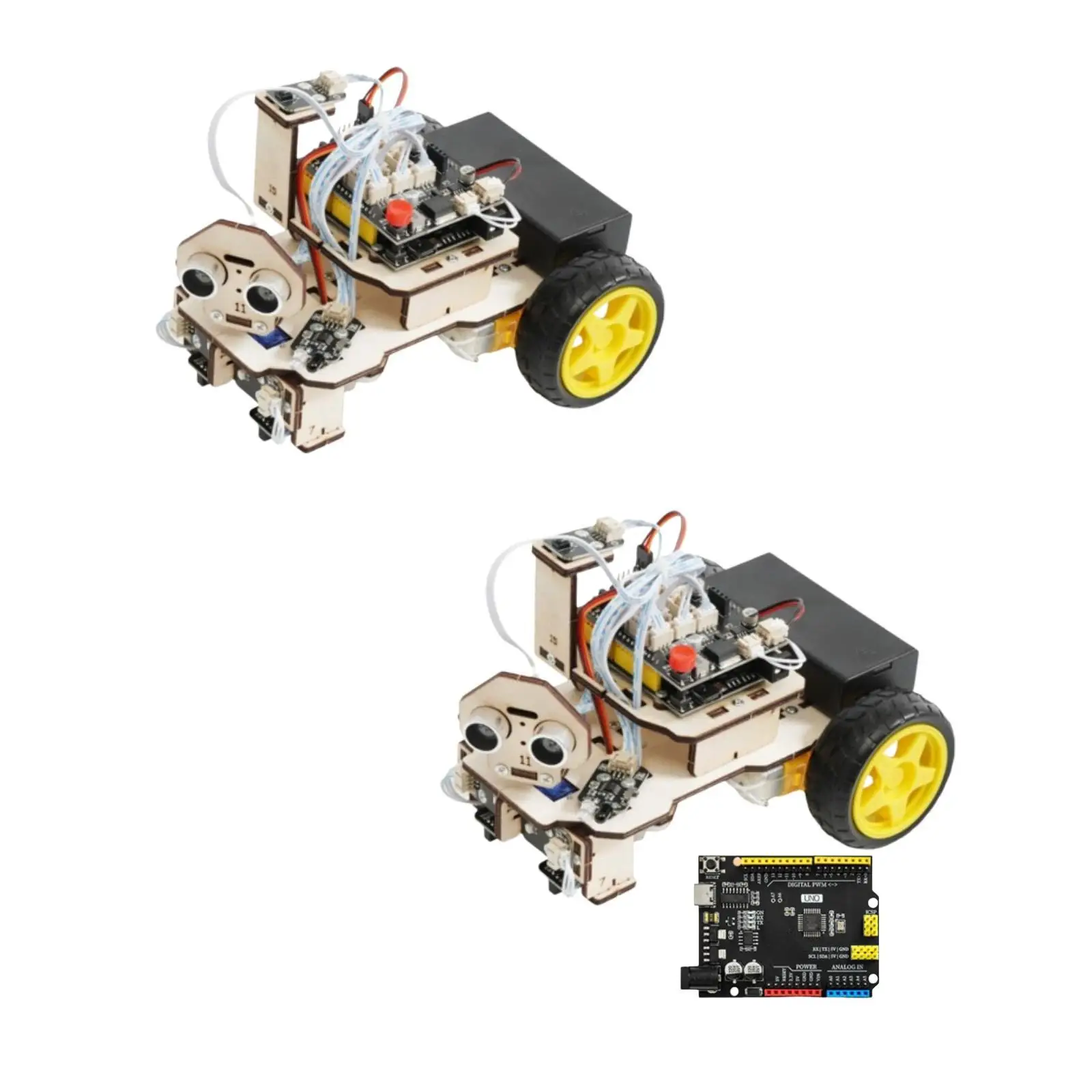 หุ่นยนต์ RC รถสมาร์ทกับเซอร์โวของเล่น Stem สำหรับวัยรุ่นผู้ใหญ่การสร้างโปรแกรมการสร้างโปรแกรมชุดเริ่มต้น DIY สำหรับ Arduino